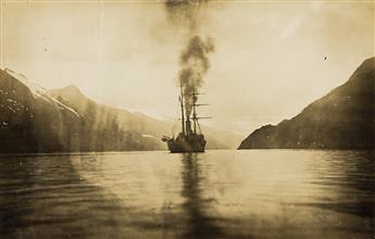 (EXPLORATION) An album with 67 photographs from the Meteor oceanographic expedition of 1925-27.